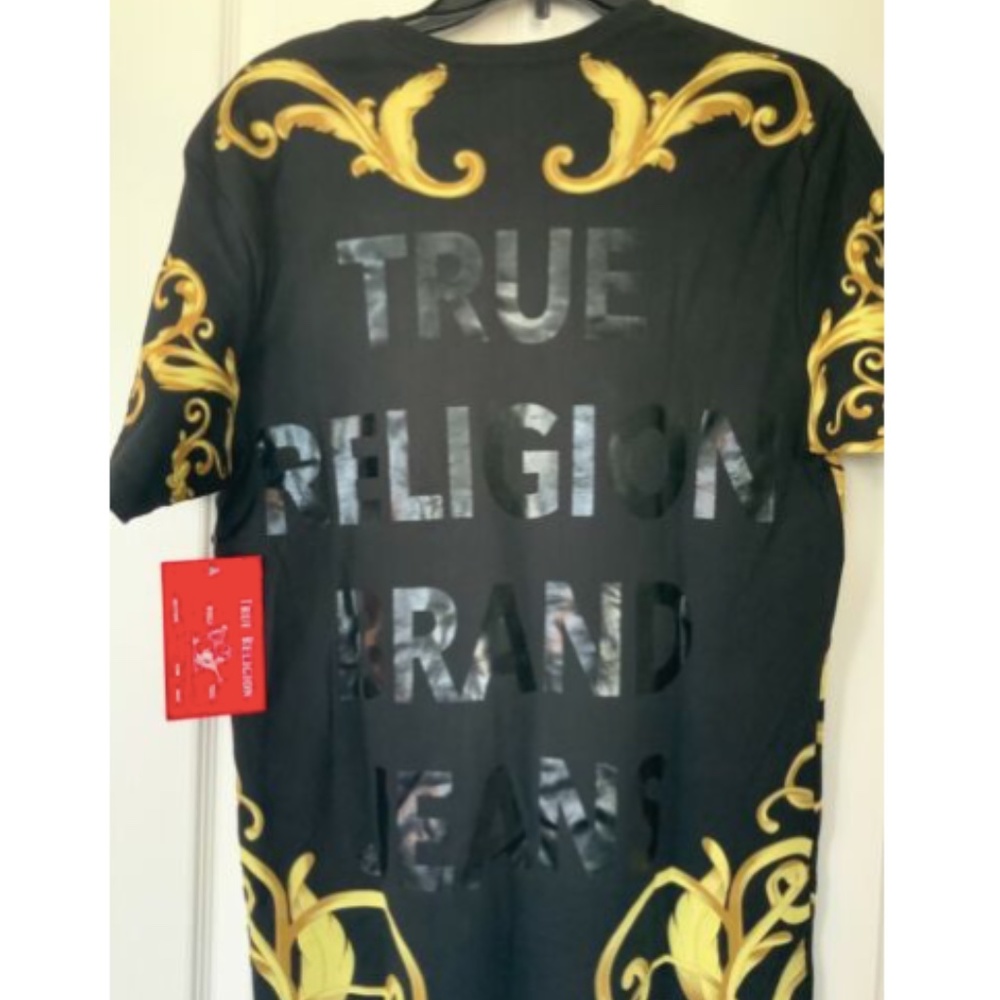 NWT True Religion Scroll Tee - Medium - Picture 5 of 5